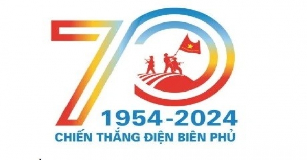 Offizielles Logo zur Förderung des 70. Jahrestages des Sieges von Dien Bien Phu