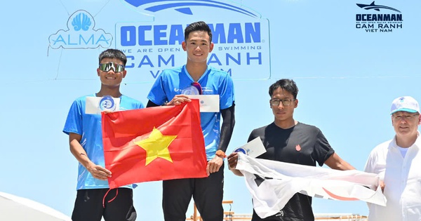 เวียดนามคว้าชัยใหญ่ในการแข่งขันว่ายน้ำชิงแชมป์นานาชาติ Oceanman Cam Ranh ประจำปี 2024