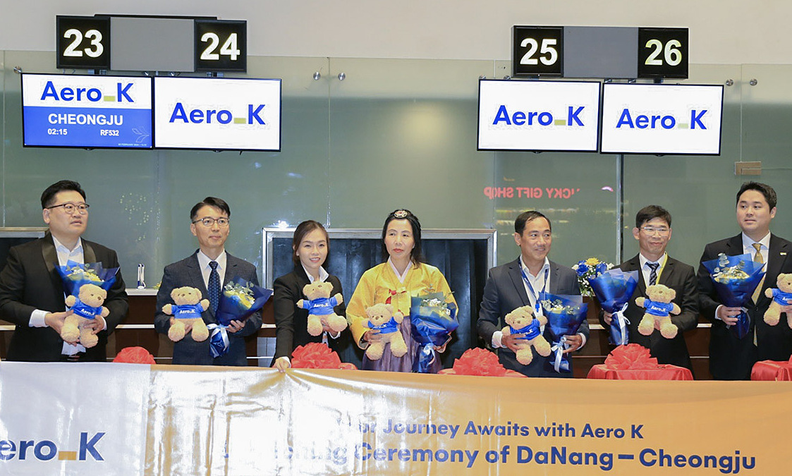 Añadir vuelos directos desde Cheongju a Da Nang