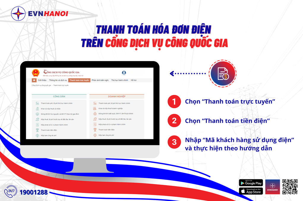 Hà Nội: 100% khách hàng thanh toán tiền điện không dùng tiền mặt - 3