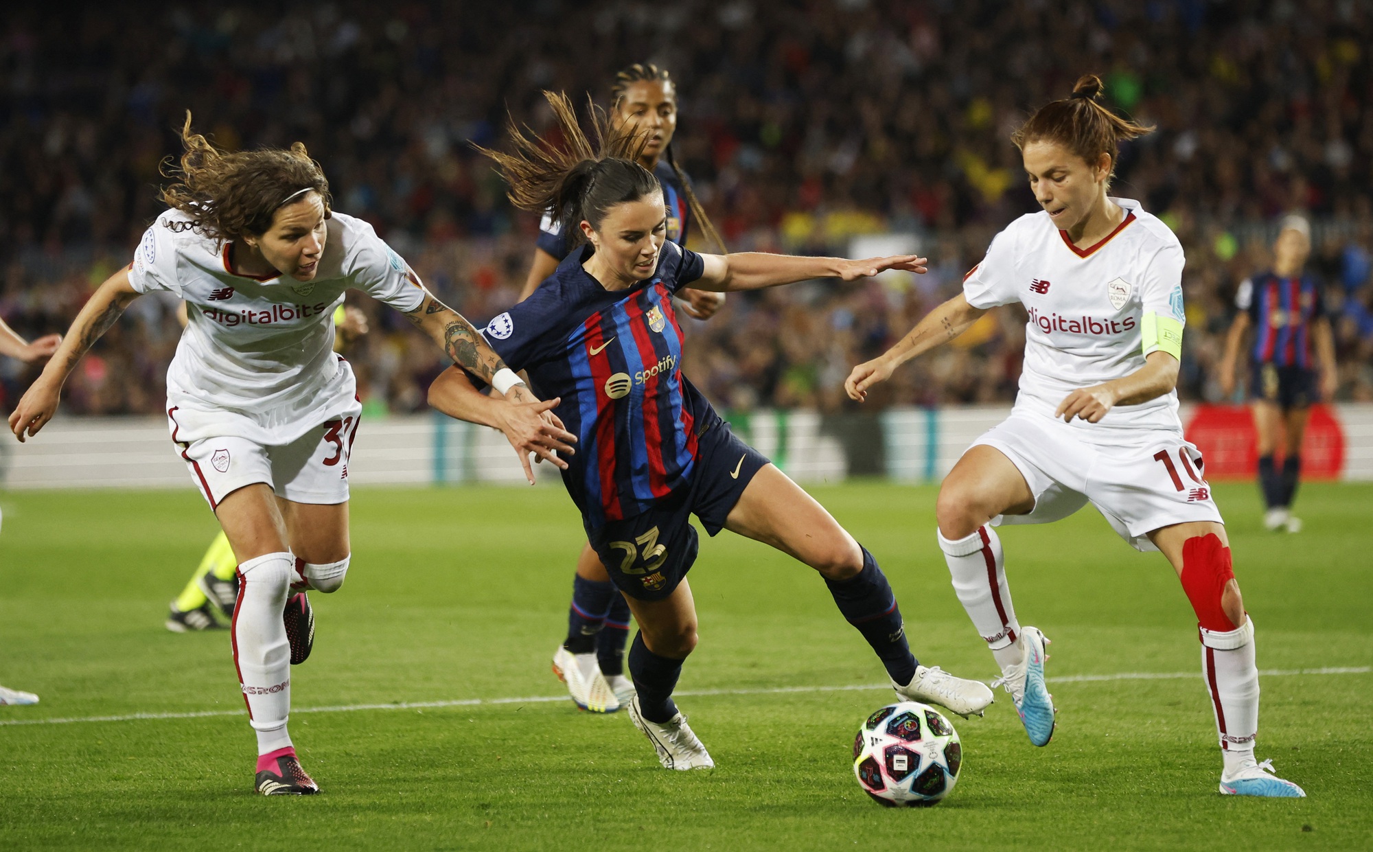 Barcelona's Ingrid Engen v Roma