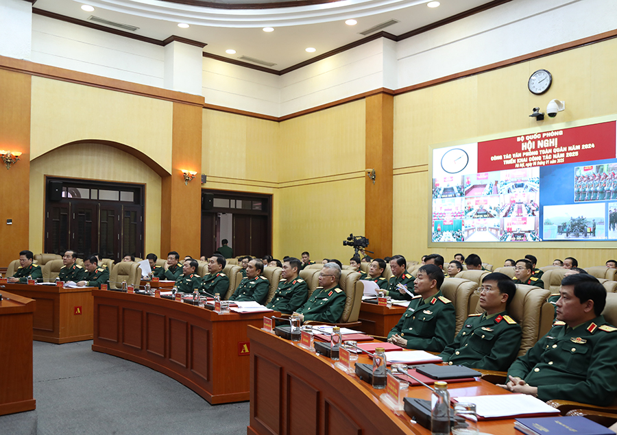 El teniente general Le Huy Vinh presidió la Conferencia de Trabajo de la Oficina del Ejército de 2024