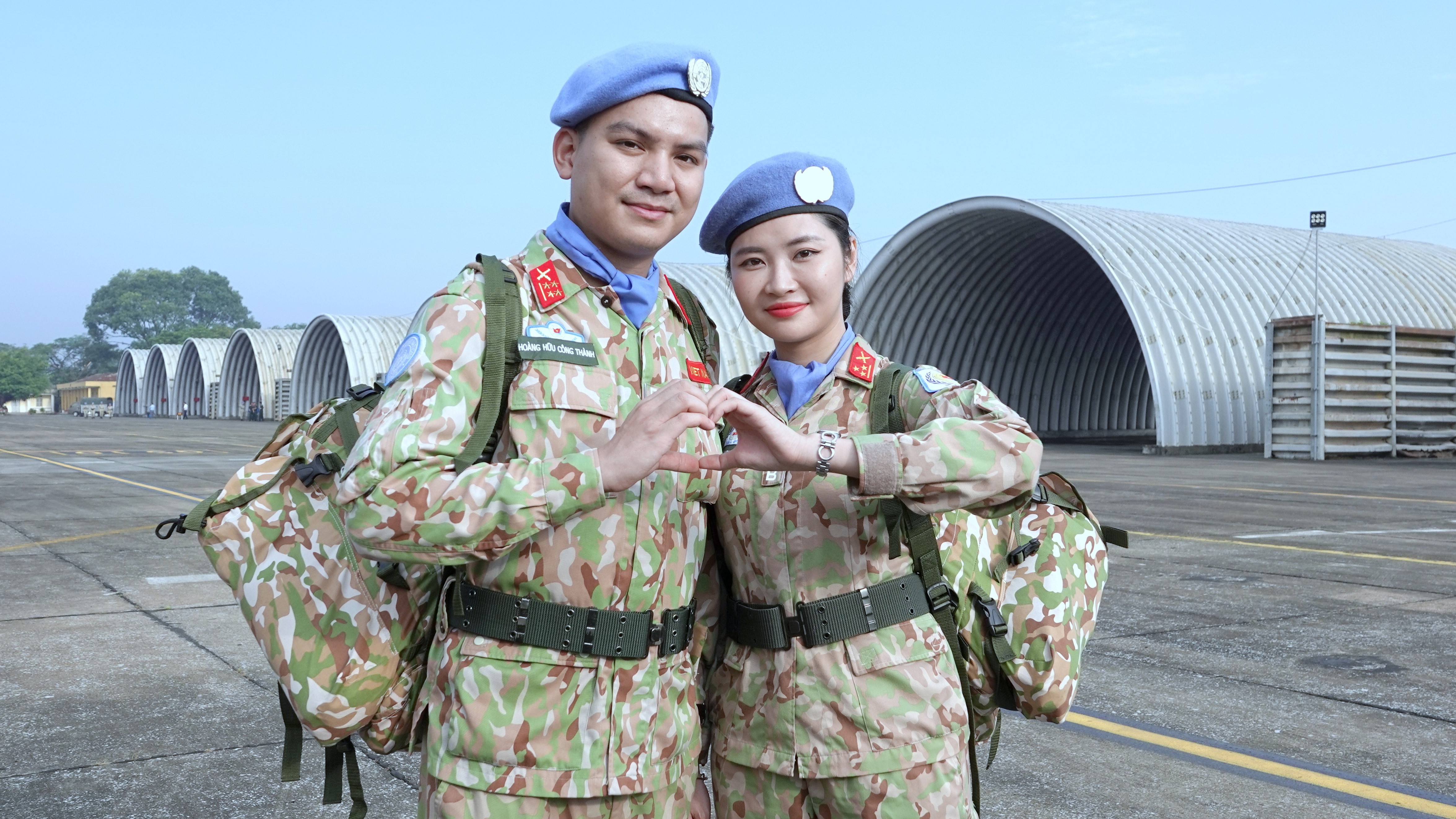 Vietnamese blue beret couple come to Abyei to contribute youth