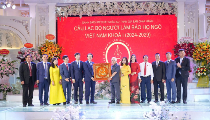 Câu lạc bộ Người làm báo họ Ngô Việt Nam tổ chức thành công đại hội lần thứ nhất