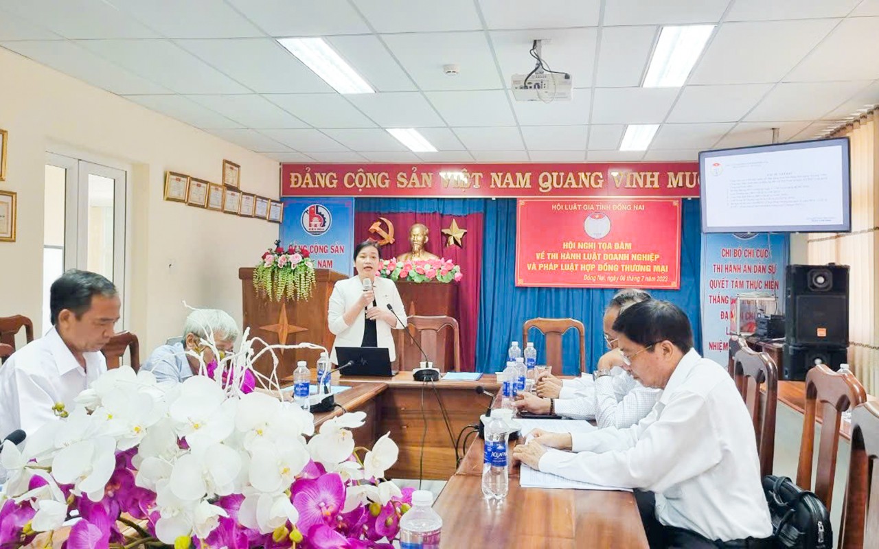 Sự kiện - Hội Luật gia tỉnh Đồng Nai tọa đàm về chủ đề Thi hành Luật doanh nghiệp (Hình 2).