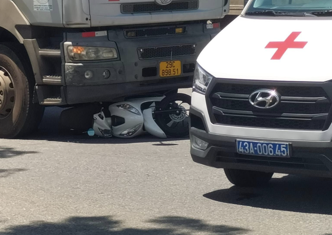 Accident scene. Photo: Ha Hoai