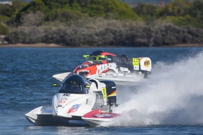 Gewährleistung der Sicherheit für das internationale Motorbootrennen UIM F1H20 Grand Prix Binh Dinh