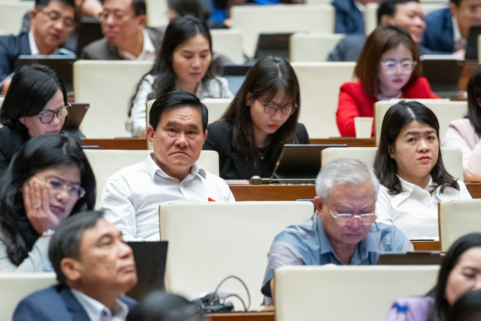 Các đại biểu tham dự phiên thảo luận - Ảnh: Quochoi.vn