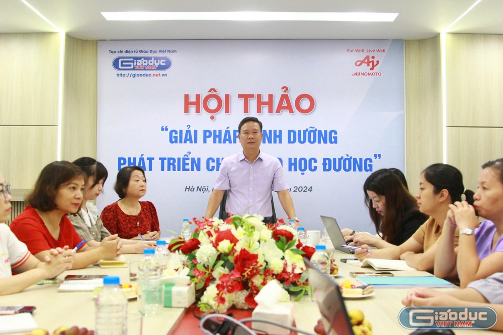 Le magazine électronique Vietnam Education organise un séminaire sur les solutions nutritionnelles pour le développement de la taille dans les écoles, image 1