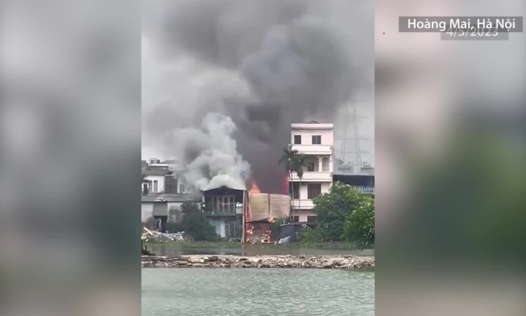 Fire at wood workshop spread to row of boarding houses