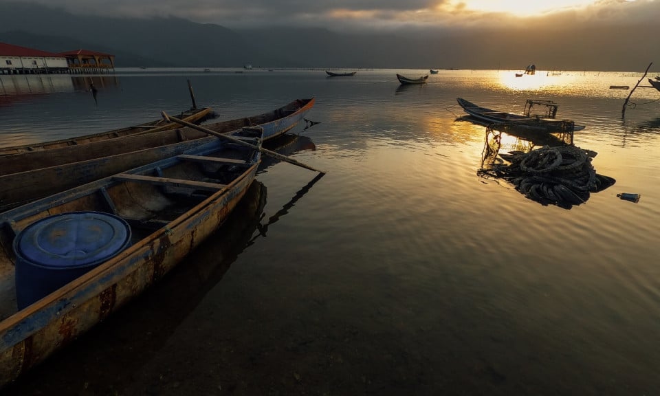 Màu hoàng hôn ở Lập An