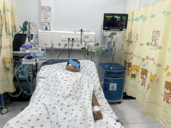 El niño está siendo atendido en el Hospital Infantil de la Ciudad. Foto: Proporcionada por el hospital.