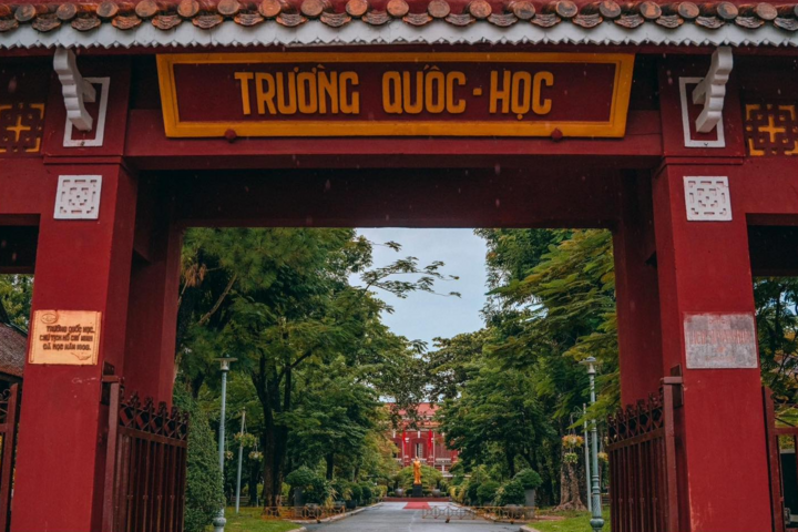 Lycée Quoc Hoc Hue pour les surdoués. (Photo : École)