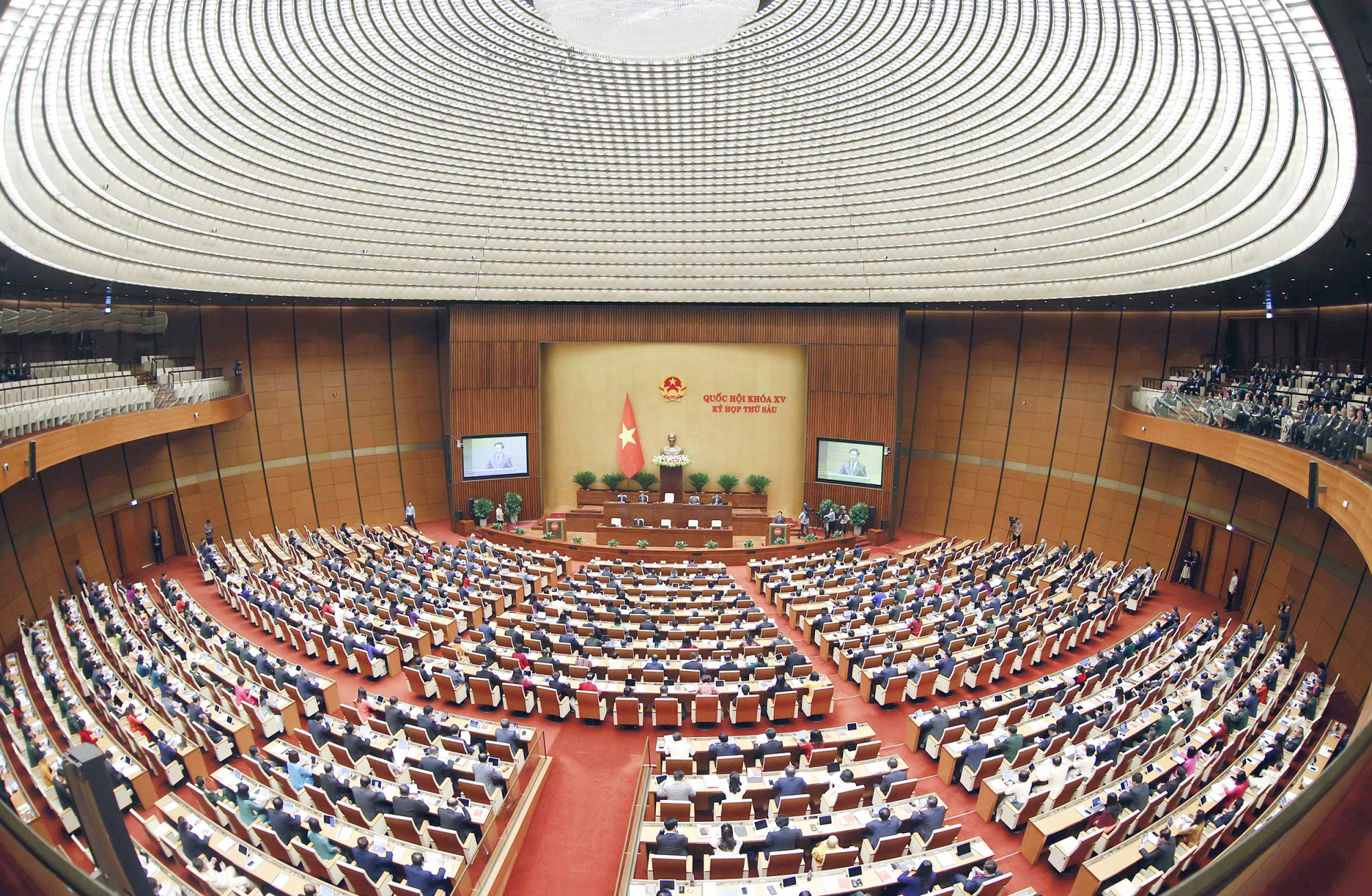 Preparándose para la 5ª sesión extraordinaria de la 15ª Asamblea Nacional, foto 1