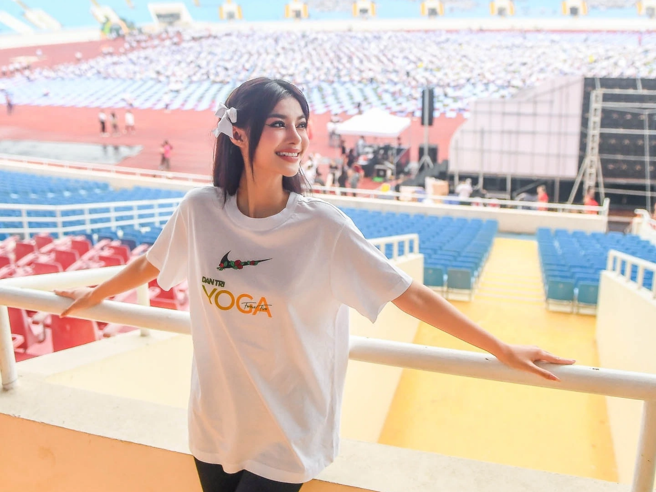 Dàn hoa hậu, á hậu khoe dáng xinh tươi tại Ngày hội yoga Dân trí - 18