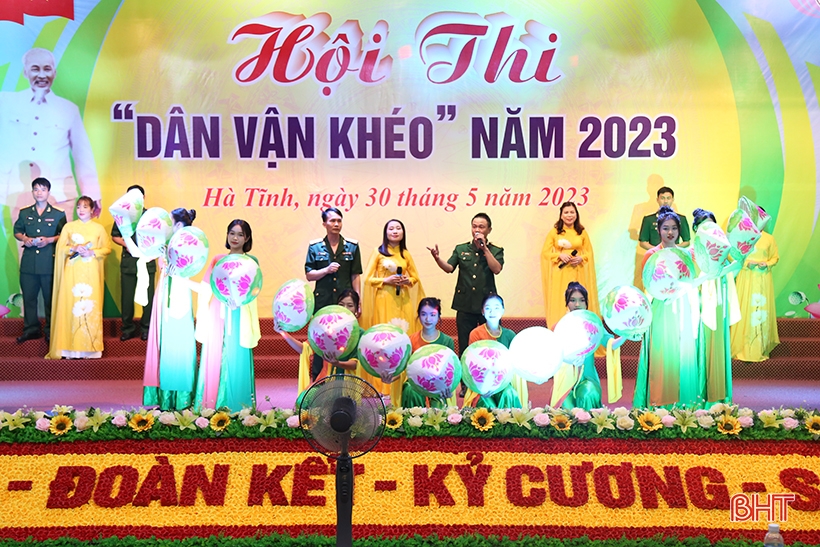 Sôi nổi Hội thi “Dân vận khéo” của lực lượng vũ trang Hà Tĩnh