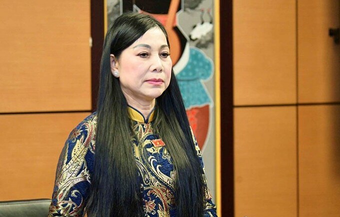 Frau Hoang Thi Thuy Lan bei der Nationalversammlung im Januar 2024. Foto: National Assembly Media