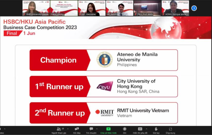 El representante de Vietnam ganó el tercer premio en el concurso. Foto: RMIT