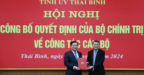 Bộ Chính trị chuẩn y chức Bí thư Tỉnh ủy Thái Bình với ông Nguyễn Khắc Thận