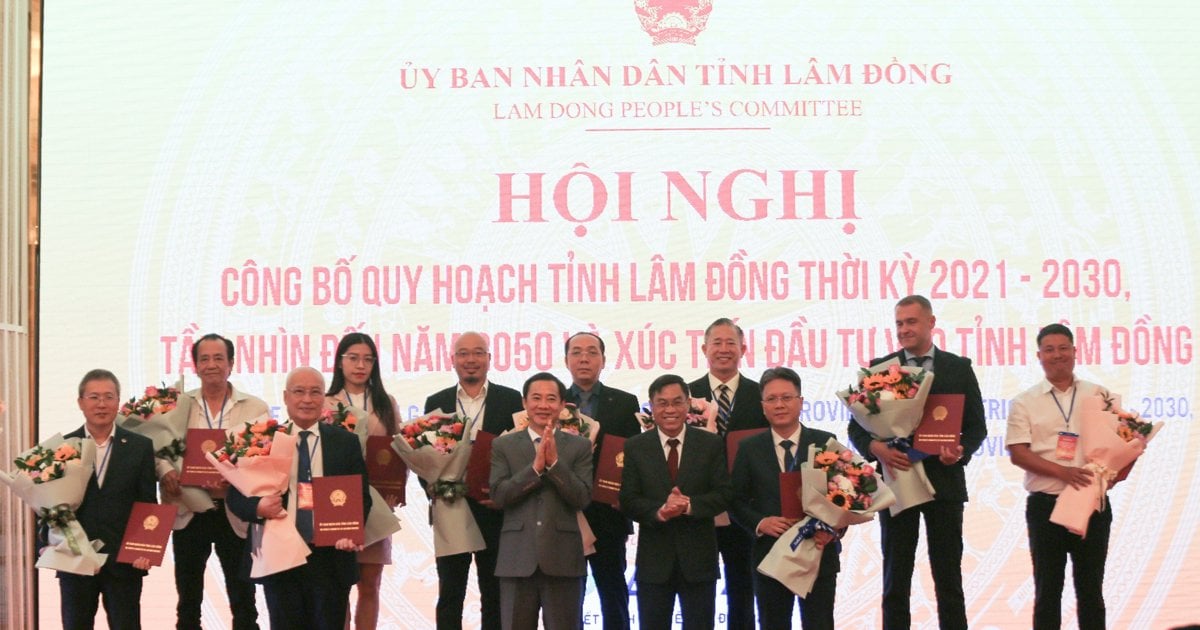 Công bố quy hoạch tỉnh Lâm Đồng thời kỳ 2021-2030 và xúc tiến đầu tư