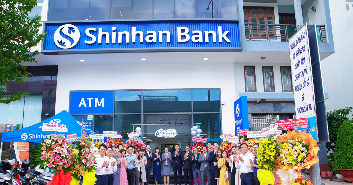 ធនាគារ Shinhan វៀតណាមបានបើកសាខាឡុងអាន