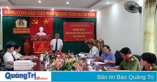 348 trường hợp được xét giảm thời hạn chấp hành án phạt tù đợt 2 năm 2023