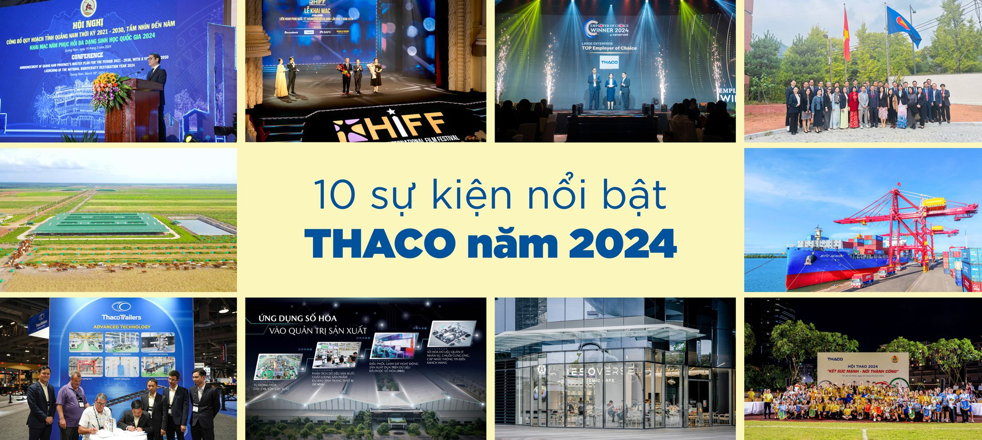 10 outstanding events of THACO in 2024