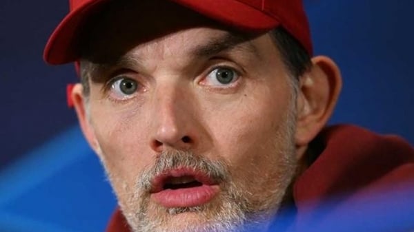 El entrenador Thomas Tuchel habla en rueda de prensa antes del partido entre el Bayern de Múnich y el Galatasaray