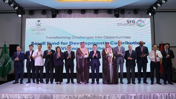 Contributions of the Saudi Arabia Development Fund in Vietnam and around the world