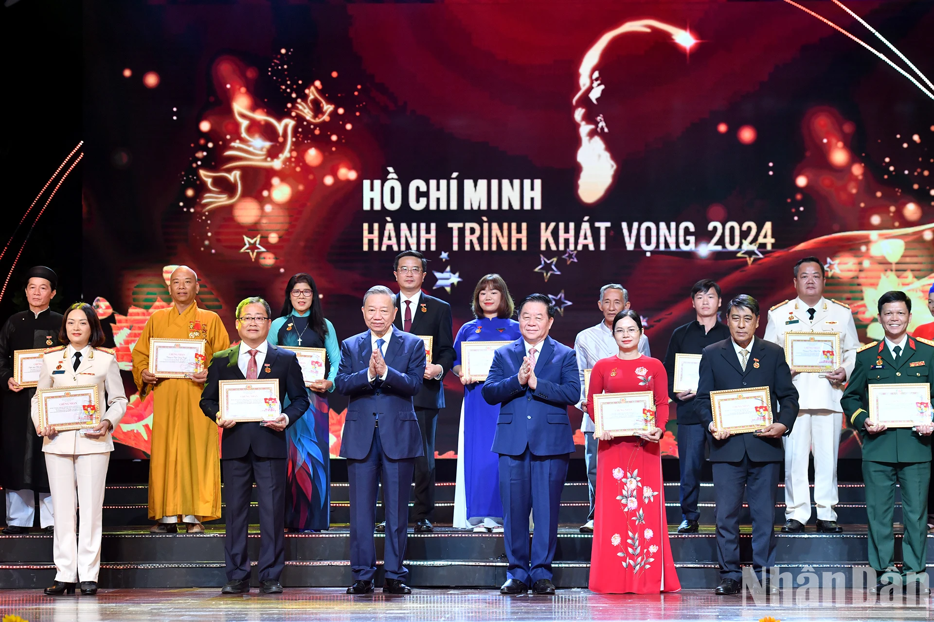 [Ảnh] Tổng Bí thư Tô Lâm dự Chương trình giao lưu “Hồ Chí Minh - Hành trình khát vọng 2024” ảnh 5