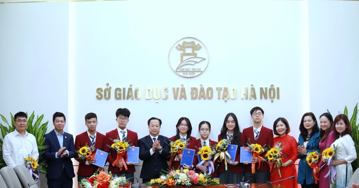 Sechs Schüler aus Hanoi nehmen an der International Junior Science Olympiad 2024 teil