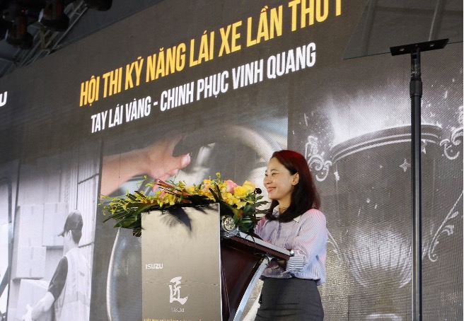 Frau Trinh Thu Ha, stellvertretende Büroleiterin des Nationalen Verkehrssicherheitskomitees (Foto: Le Toan)