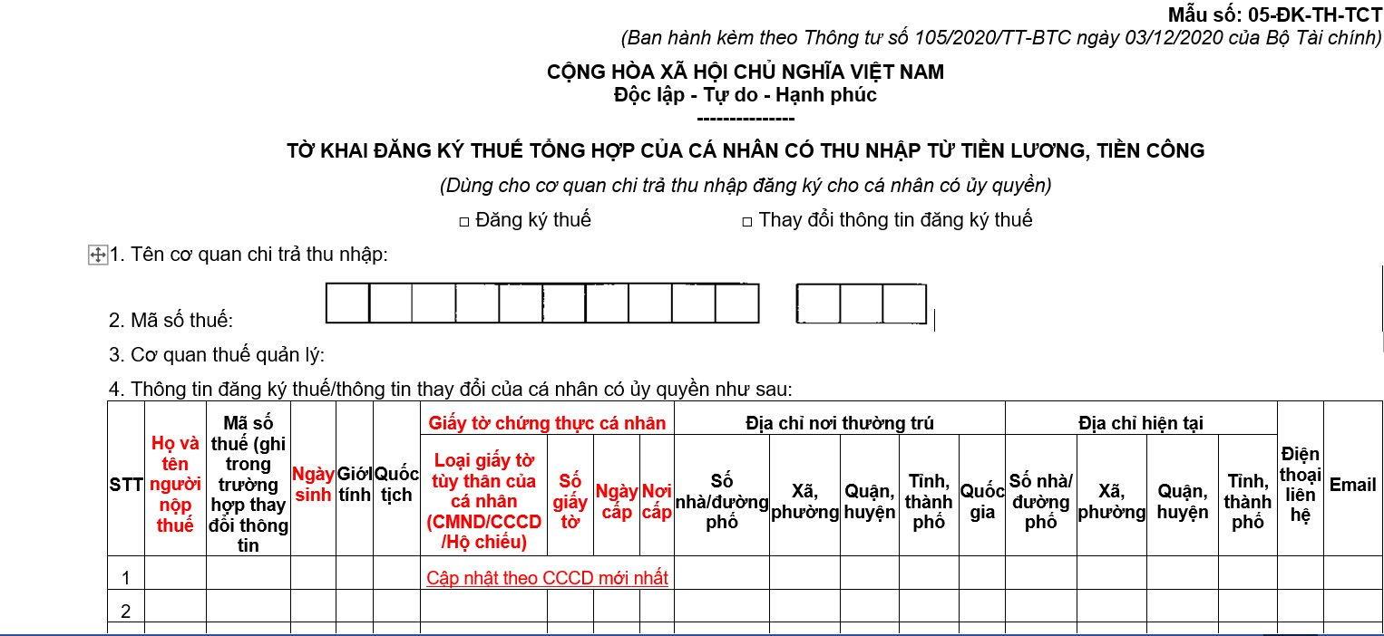 Hướng dẫn thay đổi thông tin đăng ký thuế cá nhân - Ảnh 11.