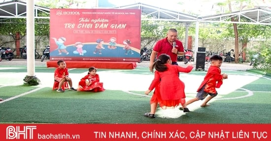 Học sinh iSchool hào hứng với trải nghiệm trò chơi dân gian