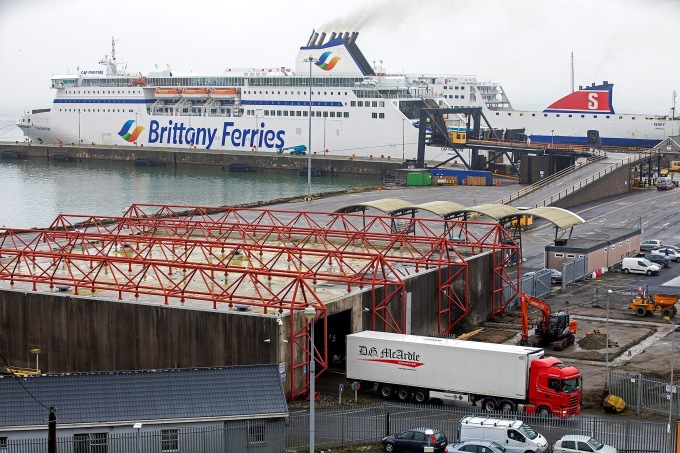 Rosslare Port in Ireland, 2021. Photo: AFP