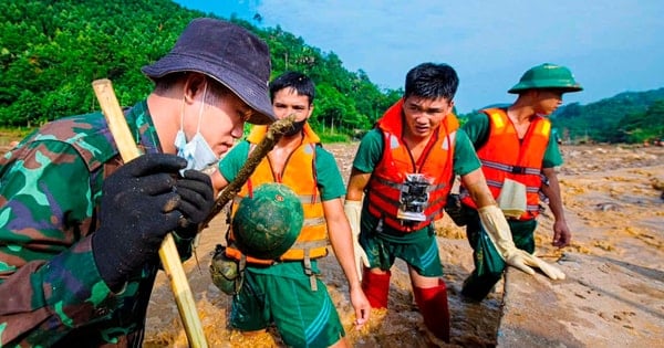 Thôn Làng Nủ trong công tác khắc phục hậu quả sạt lở đất