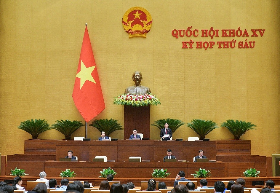 Phó Chủ tịch Quốc hội Nguyễn Đức Hải điều hành nội dung phiên họp 