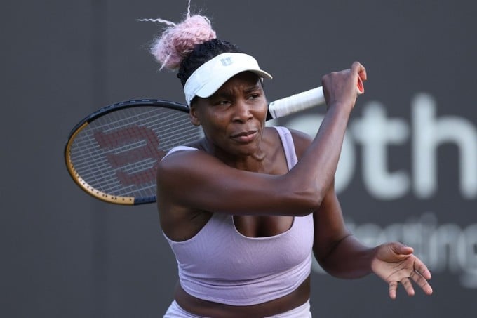 Venus Williams was eliminated in the second round of the WTA Nottingham tournament this week. Photo: Sky