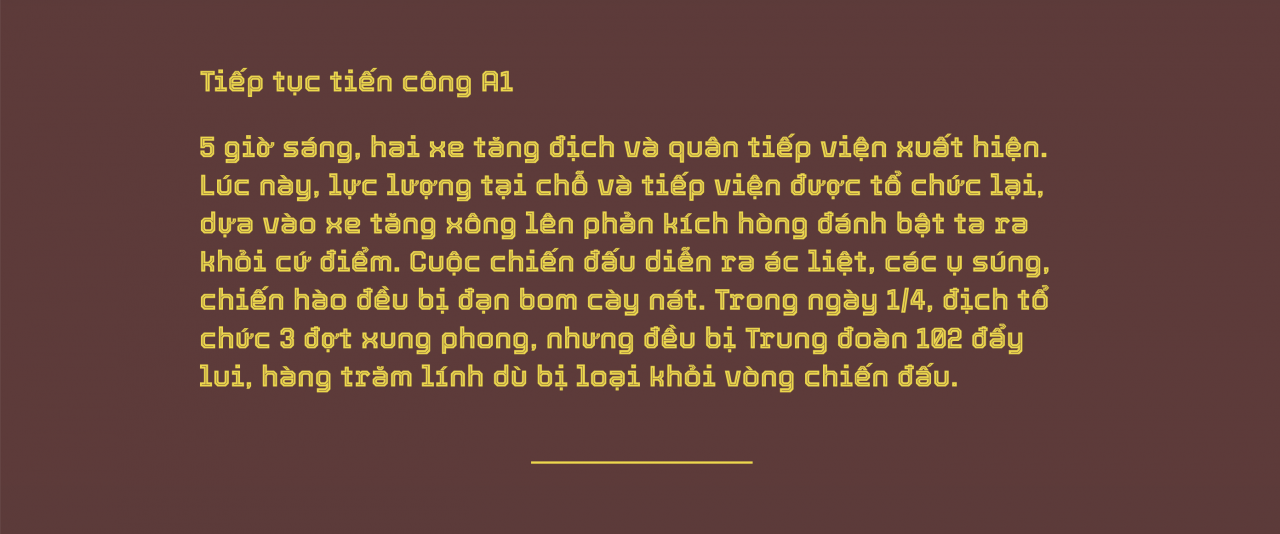 Ngày 1/4/1954: Bộ đội ta giành giật với địch từng tấc đất trên đồi A1, tiêu diệt cứ điểm 106