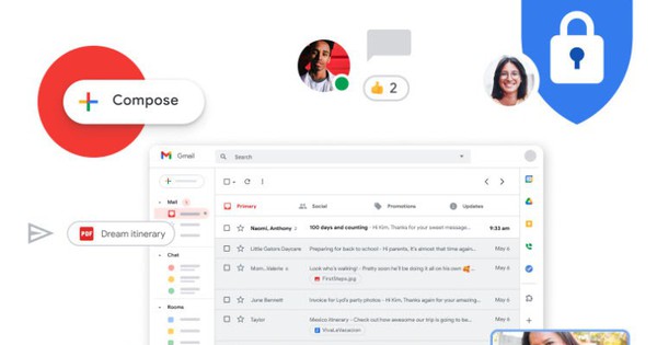 Gmail thêm tính năng mã hóa phía máy khách trên Android và iOS