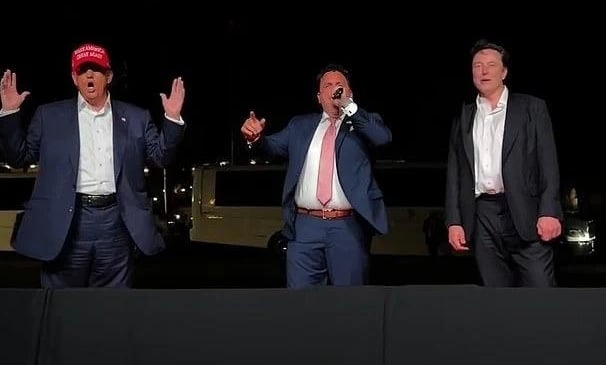 Le magnat Musk n'est pas à la hauteur lorsqu'il chante avec Trump (photo 1)