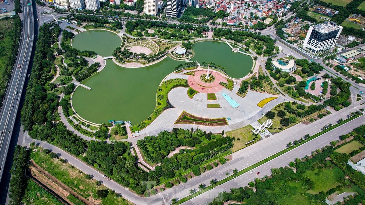 Estado actual de los parques de lento progreso en Hanoi foto 10