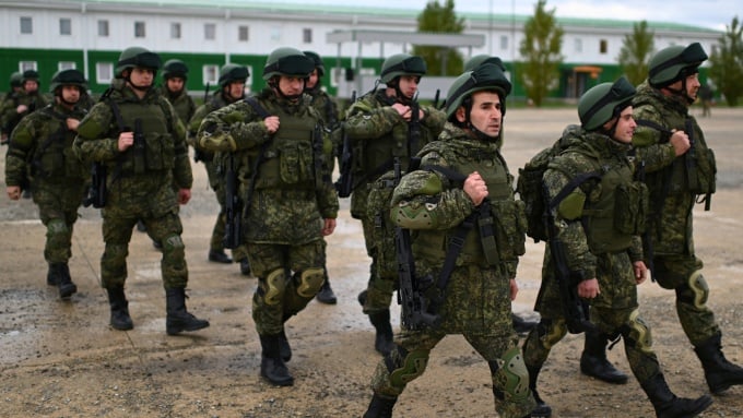 ロストフのロシア予備役兵は2022年後半にウクライナに向けて出発する。写真：ロイター