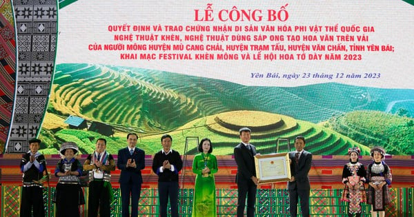 Yên Bái khai mạc Festival trình diễn Khèn Mông và Lễ hội hoa Tớ Dày 2023