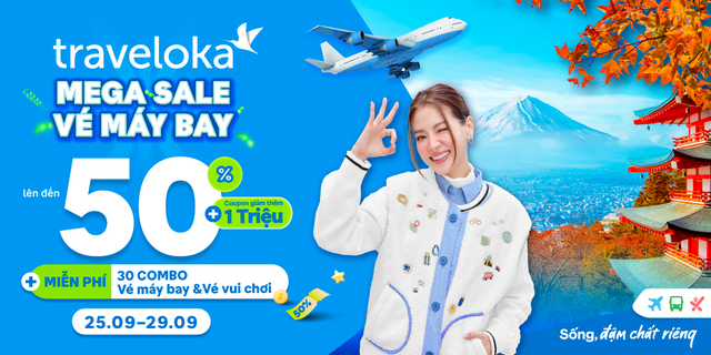 Giảm đến 50% khi đặt vé máy bay trên Traveloka cùng coupon giảm thêm 1 triệu đồng! - Ảnh 2.