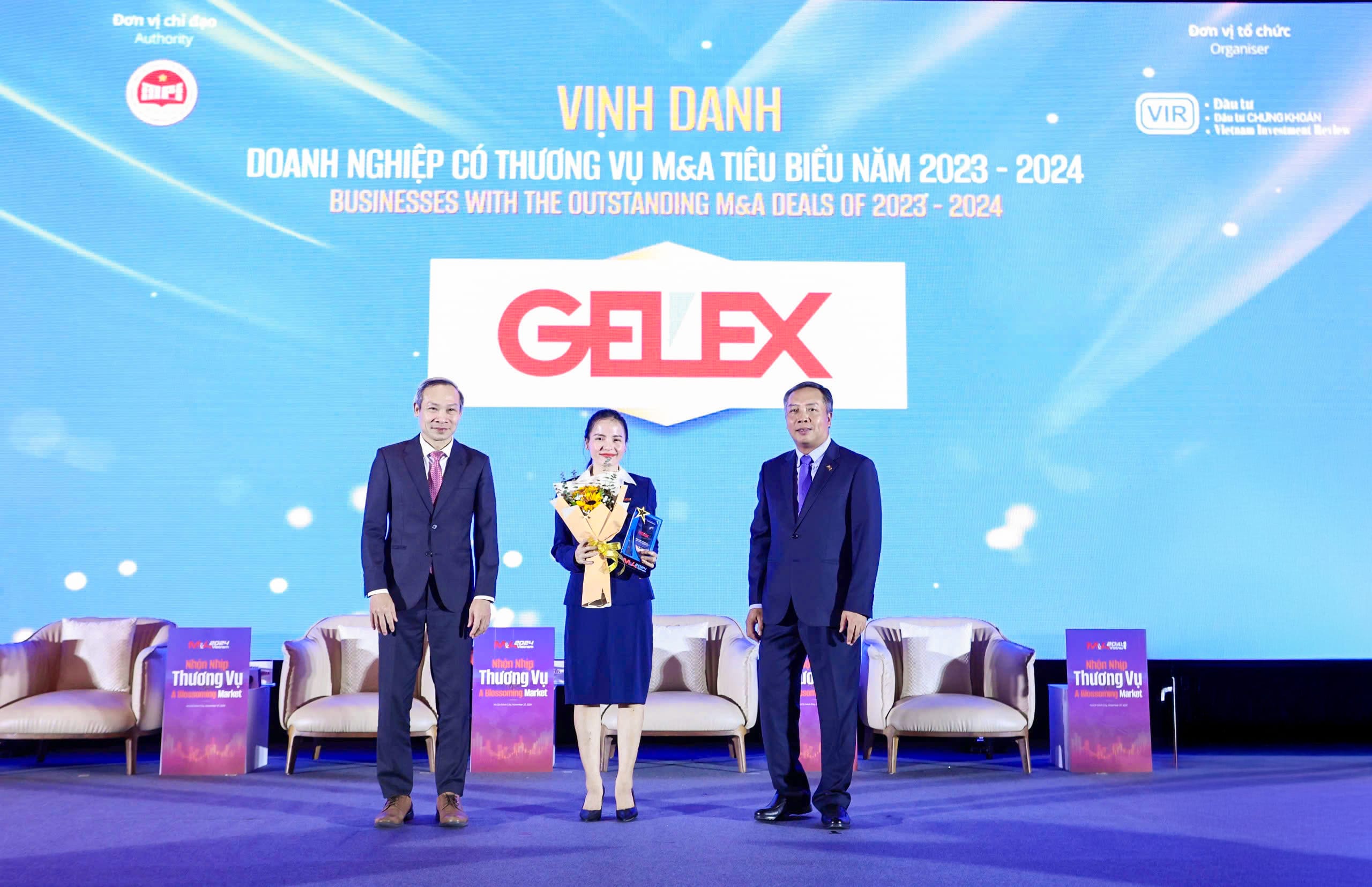 GELEX là một trong 15 doanh nghiệp có thương vụ M&amp;A tiêu biểu 2024