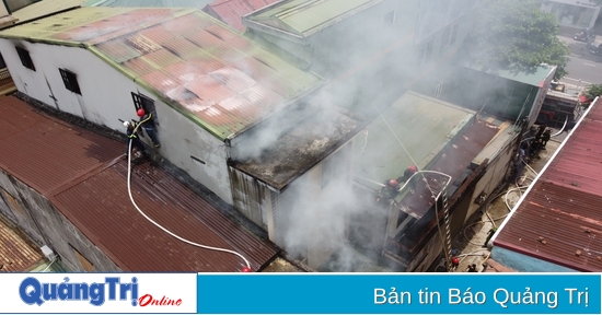 Incendie dans un magasin de jouets à Dong Ha