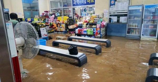 La Corée du Sud et le Japon connaissent actuellement de fortes pluies.