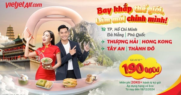 Partez à la conquête du paysage printanier en Chine avec la promotion de bagages enregistrés de 20 kg de Vietjet !