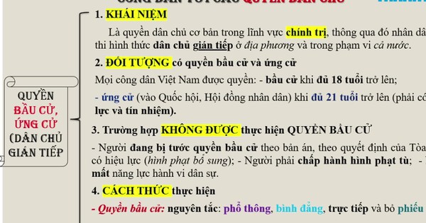 Công dân với các quyền tự do